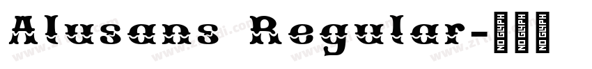 Alusans Regular字体转换 Alusans Regular字体转换